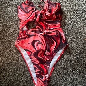 Swirly red